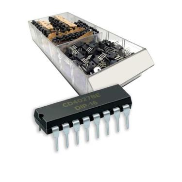 Imagem de 5x Circuito Integrado Cd4027 = Cd 4027 Be - Dip16 - CHIPSCE, CD4027