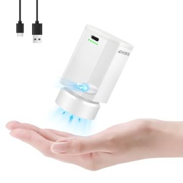 Imagem de Bomba de Ar Elétrica Sem Fio Adworte para Sacos de Armazenamento a Vácuo, Recarregável, Portátil, Compatível com Vários Sacos, Economiza Espaço, Ideal para Viagens e Armazenamento Doméstico