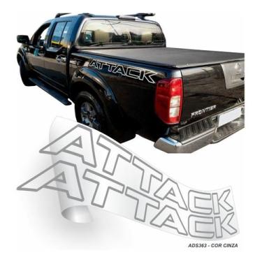 Imagem de Adesivos Laterais Nissan Frontier Attack 2008 À 2016 O Par - Resitank,