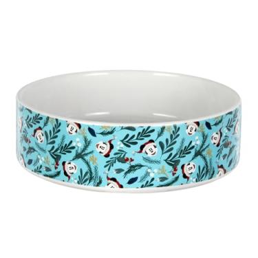 Imagem de Bioworld Disney Mickey Mouse Mickey's Christmas 15 cm Tigela de cerâmica ramekin (off-white, tamanho único)