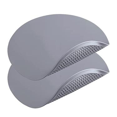 Imagem de To encounter Tapete de silicone para micro-ondas – redondo 30,5 x 30,5 cm – conjunto de 2 tapetes multifuncionais resistentes ao calor, protetor contra respingos, trivet, hot pad, suporte de panela