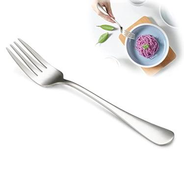 Imagem de SANTUO Garfos de 12 peças, garfos de jantar de sobremesa de aço inoxidável