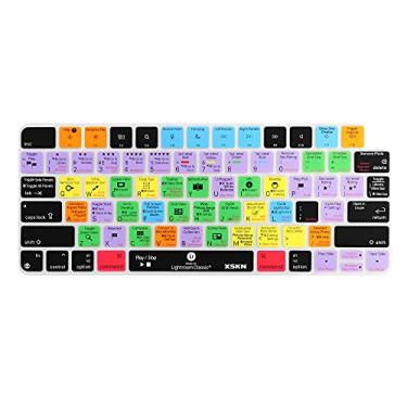 Imagem de XSKN Capa de silicone para teclado Atalhos e Idiomas para 2021 Chip M1 iMac Magic com Touch ID A2449 Chave de bloqueio A2450 sem teclado numérico (versão dos EUA Lightroom Classic), K-373