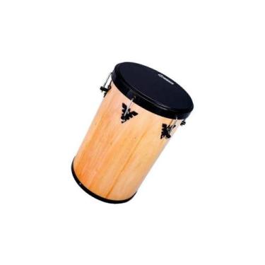 Imagem de REBOLO SAMBA E PAGODE PHX MUSIC 50x12 MADEIRA PELE NAPA, Natural
