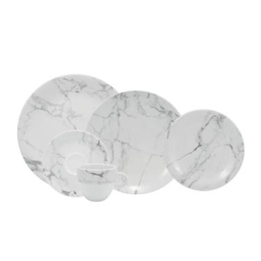 Imagem de Jogo de Jantar 20 Peças Chá Marmore Porcelana Schmidt