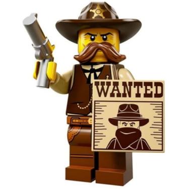 Imagem de LEGO Series 13 Minifigures - Sheriff Minifig Western with Wanted Sign and Pistol (71008)