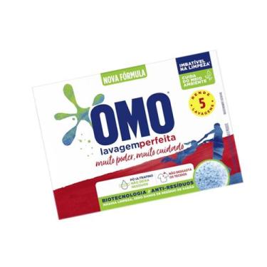 Imagem de Sabão Em Pó Omo 400 Gramas Lavagem Perfeita - Unilever, Sabão em Pó Om