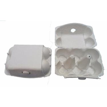 Imagem de Mini Caixa Crú para 06 Ovos 50g - 01 unidade - Rizzo Embalagens - RIZZ