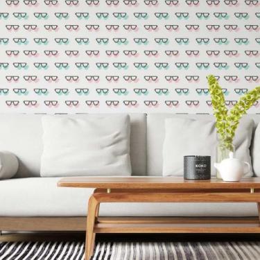 Imagem de Papel de Parede Adesivo Óculos N03061 Rolo 0,58X2,5M - Adesivo BR