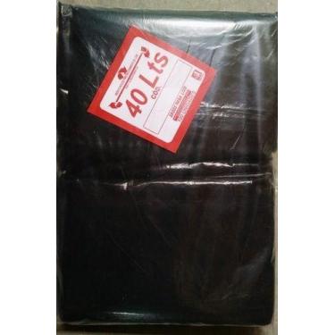 Imagem de Saco De Lixo Plástico Preto 40 Litros Com 100 Unidades - HIGIPACK