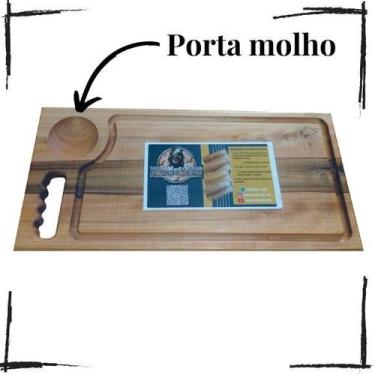 Imagem de Tabua de Madeira para Churrasco e Legumes - Tábuas de Carne Dyna