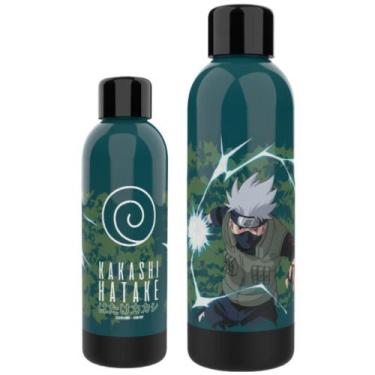 Imagem de Garrafa Kakashi Hatake Térmica 8Horas Quente Gelada Oficial Naruto - C