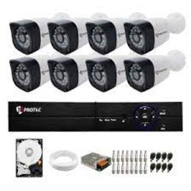 Imagem de Kit JL Protec 8 Câmeras Bullet 1080p 1020A + DVR 7008A 5x1 - Jlprotec