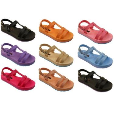 Imagem de SANDÁLIA INFANTIL FLOX SUN MACIA E CONFORTÁVEL COLORIDA S3 TucLele OFE