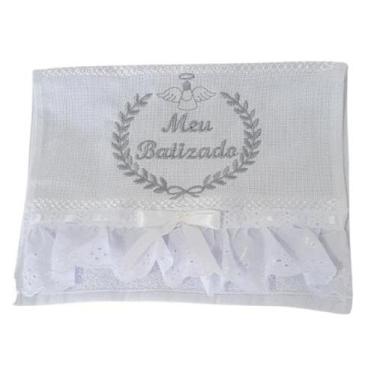 Imagem de Toalha bordada meu batizado lembrancinha de batizado - Baby mel Enxova