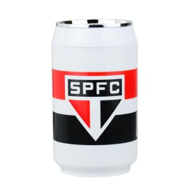 Imagem de Copo Lata São Paulo Plástico 280 ML - DF8804-2-B - MILENO