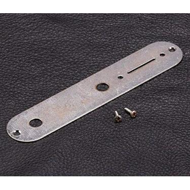 Imagem de GOTOH CP-10 – Placa de controle de cromo envelhecida de fábrica, compatível com Fender Telecaster Tele