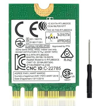 Imagem de LIAN MO Cartão sem fio RTL8822CE com interface NGFF/M.2WIFI suporta conectividade sem fio 802.11A/B/G/N/AC 5G 867M com Bluetooth 5.0 integrado
