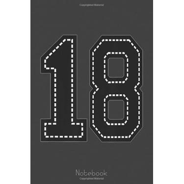 Imagem de 18 EIGHN Football Basketball Cheer Teams Fan Notebook: A blank lined basketball notebook 6x9 in 110 Pages that makes a fun basketball gift for teen girls, women's basketball, team basketball gifts