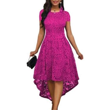 Imagem de Vestido Madrinha Civil Plus Size Renda Festa Batizado - ShoopWeb, XXG