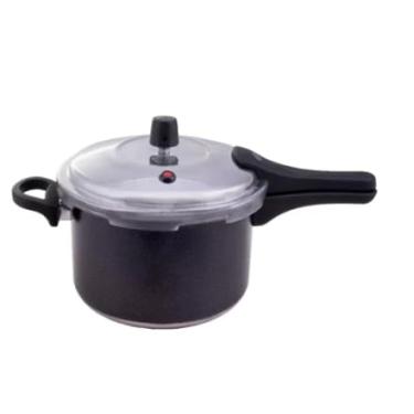 Imagem de Panela De Pressão 4,5 Litros - Fechamento Externo (4,5 Preta Craqueada)