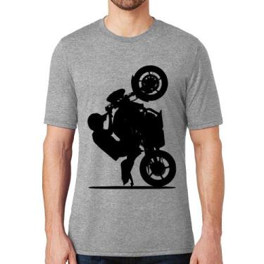Imagem de Camiseta Moto Grau XJ6 - Foca na Moda, Cinza, G