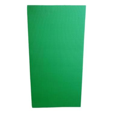 Imagem de Colchonete Tatame Tapete EVA 100x50x2cm 20mm Verde Ioga Academia Pilates Ginástica Yoga