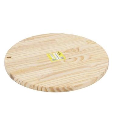 Imagem de Tampo Redondo De Madeira Pinus (3x60x60)
