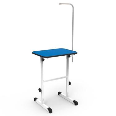 Imagem de Mesa para Tosa Pequena Minag Azul com Regulagem de Altura Tampo de 40×60