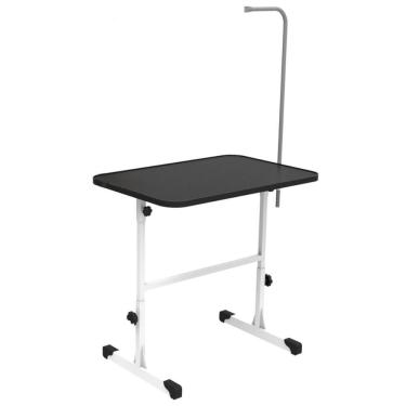 Imagem de Mesa para Tosa Grande Minag Preta com Regulagem de Altura Tampo de 90×60