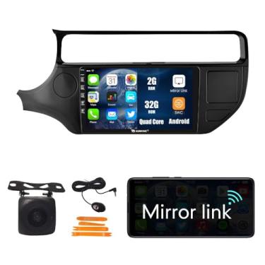 Imagem de Leitor multimídia estéreo Android 10 Autoradio para navegação veicular, rádio GPS, tela sensível ao toque 2.5D para KIA Rio 2015-2018