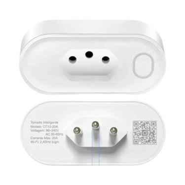 Imagem de Adaptador de Tomada Inteligente Wi-Fi/Zigbee 16A/20A - Compatível com 
