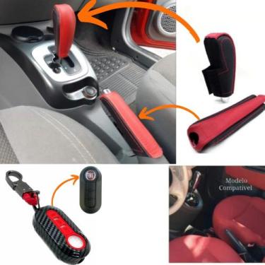 Imagem de Acessórios Fiat 500 Air cult Capa da chave 3 Botões e para câmbio auto