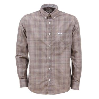 Imagem de Camisa Masculina Manga Longa Xadrez Cinza Wrangler 37884