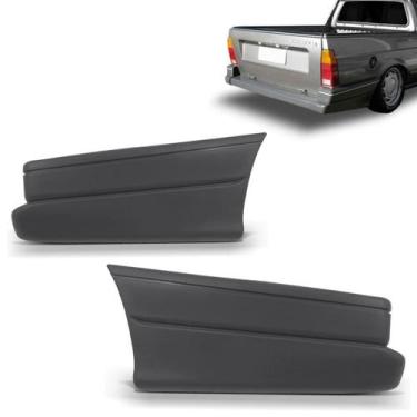 Imagem de Ponteira Parachoque Traseiro Saveiro 1993 1994 1995 1996 1997 Cinza - 