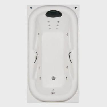 Imagem de Banheira Hidromassagem Astra Tahiti Super Luxo 180cmx92cmx53cm - 04 Jatos Acrílico P1 Com