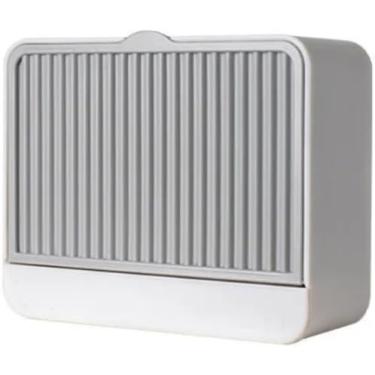 Imagem de Saboneteira Com Suporte Fixação Adesiva Parede Porta Banheiro Sem Furo (1, Aleatória)