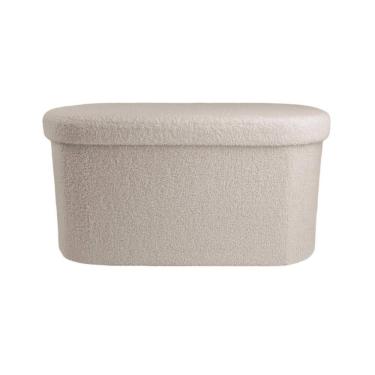 Imagem de Puff Báu Boucle Off-White - ACASA