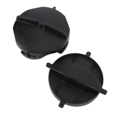 Imagem de Conjunto de 2 peças de tampas de mangueira de esgoto para trailer, tampas de extremidade de substituição para RV tipo orelha dupla, mangueira de plástico antienvelhecimento, acessórios de esgoto RV