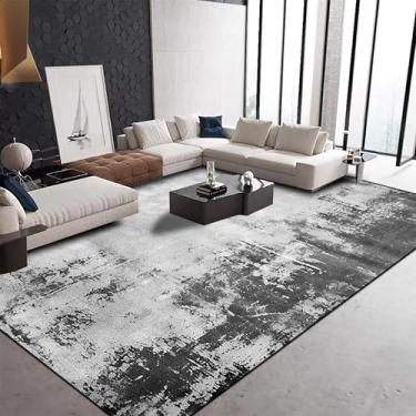 Imagem de Tapetes abstratos modernos para decoração de sala de estar, mesas de centro, tapetes macios para áreas grandes, decoração de quarto e casa (200x250 cm, 78,7x98 pol./CX010 Flanela-2)