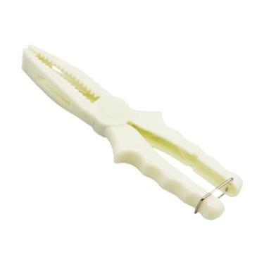 Imagem de Pegciuho Alicates de pesca Fish Gramp Grip portátil Anti -Skid Fish Grip flutuating Fish Gripper, Branco