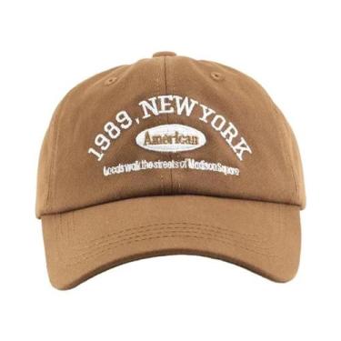 Imagem de Boné de Beisebol Unissex Ajustável de Algodão - Bordado 1989 - Aba Cur