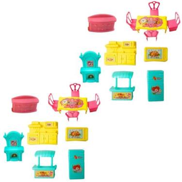 Imagem de Kit 2 casinha elegante brinquedo infantil para menina na cartela cozin