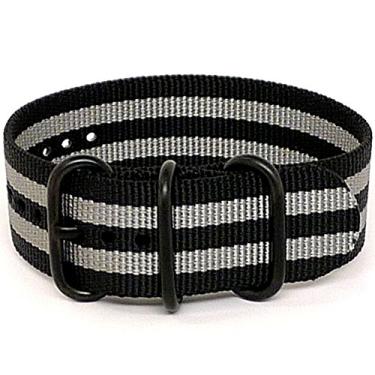 Imagem de Da Luca Pulseira de relógio militar de nylon balístico (fivela PVD) de 18 mm, 20 mm, 22 mm, 24 mm, 26 mm, Bond, 24mm, alça, resistente