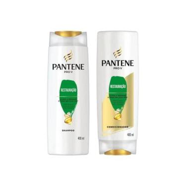 Imagem de Kit Pantene Restauraçao 1 Shampoo 400Ml + 1 Cond 400Ml