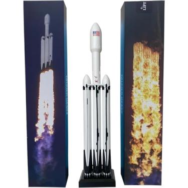 Imagem de AYGITAL Space X Falcon Heavy 1/233 modelo de foguete fundido