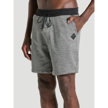 Imagem de Bermuda De Moletom Hurley Planet Original Mescla Com Bolsos, GG, Mescl
