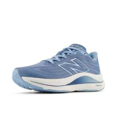 Imagem de New Balance Fuelcell Walker Elite V1 feminino, Azul garça/azul cromado/sal marinho, 8.5 X-Wide