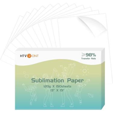 Imagem de Papel de sublimação HTVRONT 13x19 polegadas - 150 folhas 120g
