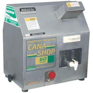 Imagem de Moenda De Cana com 3 Rolos de Inox Maqtron Shop 60 Elétrica, 110V